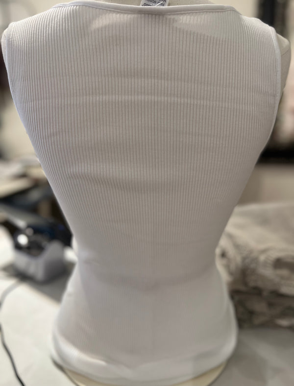 Tank with Embroidery