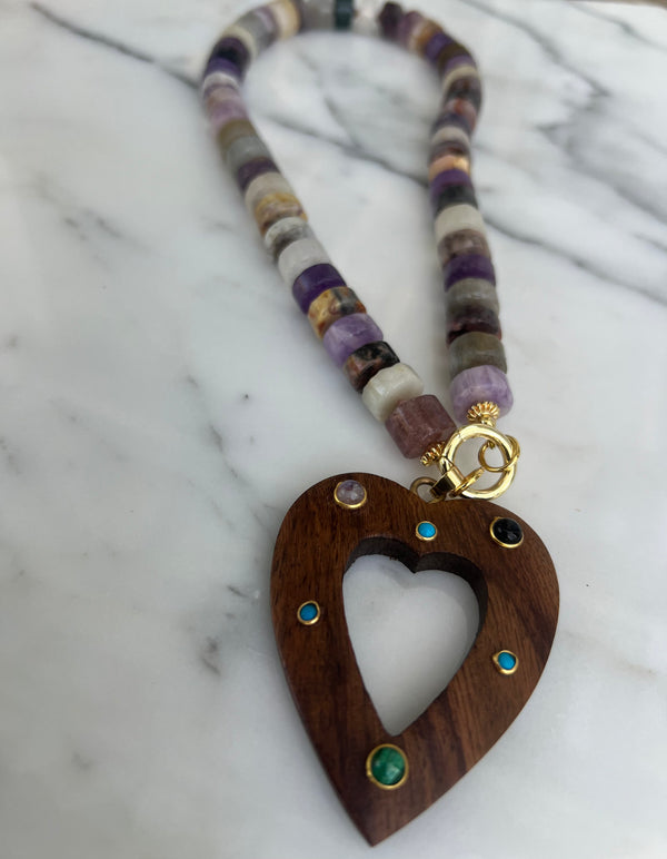 Mixed Semi-Precious Large Tyre Wheels