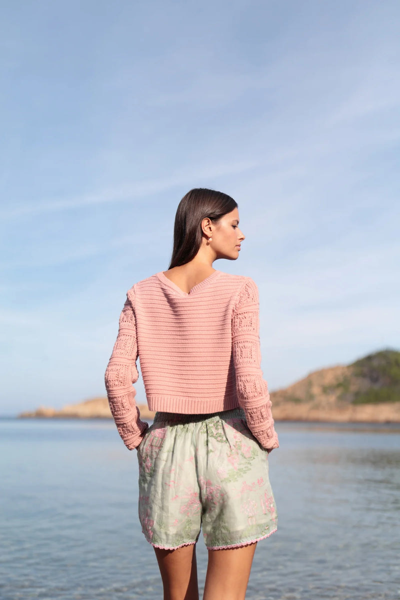 Lola Openwork Sweater