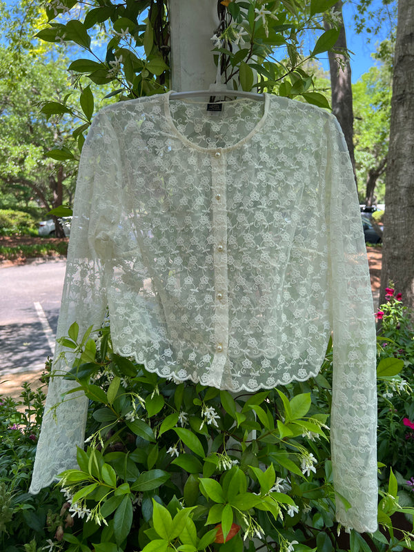 Little Flower Classic Cardi