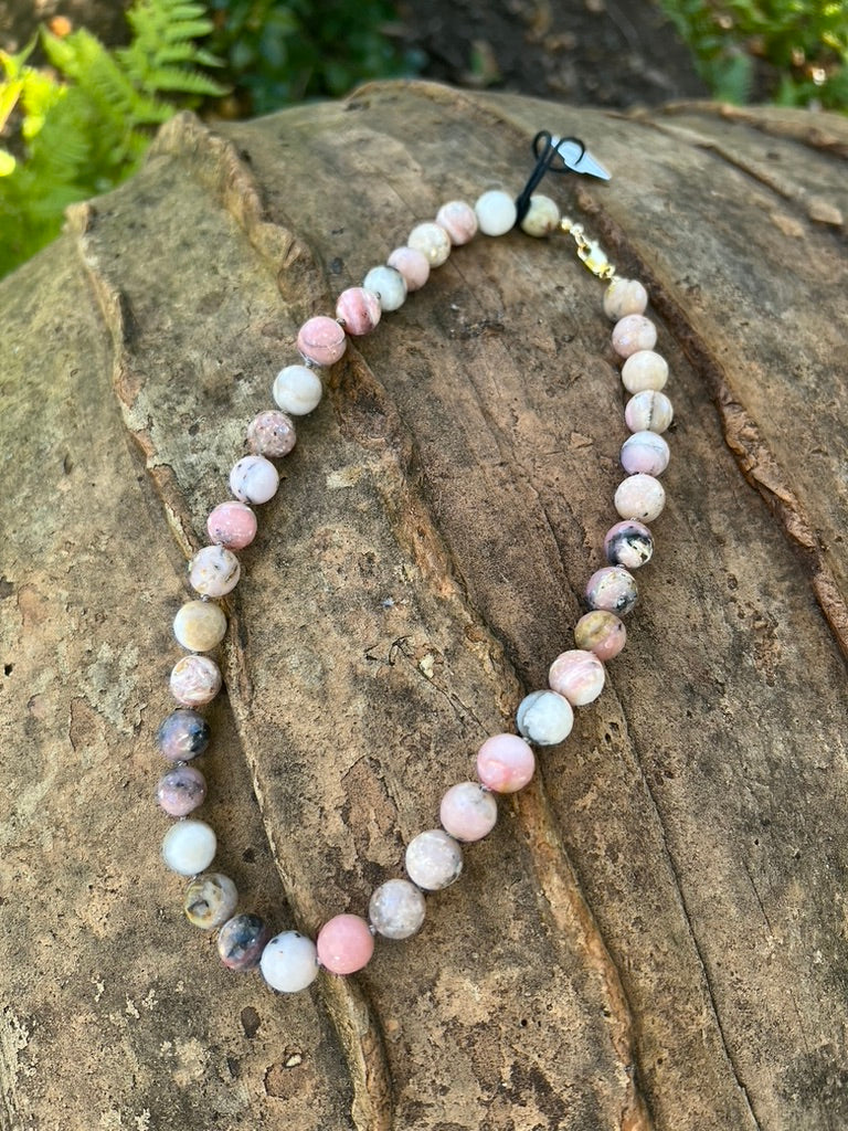 Hand Knotted Large Peruvian Opal