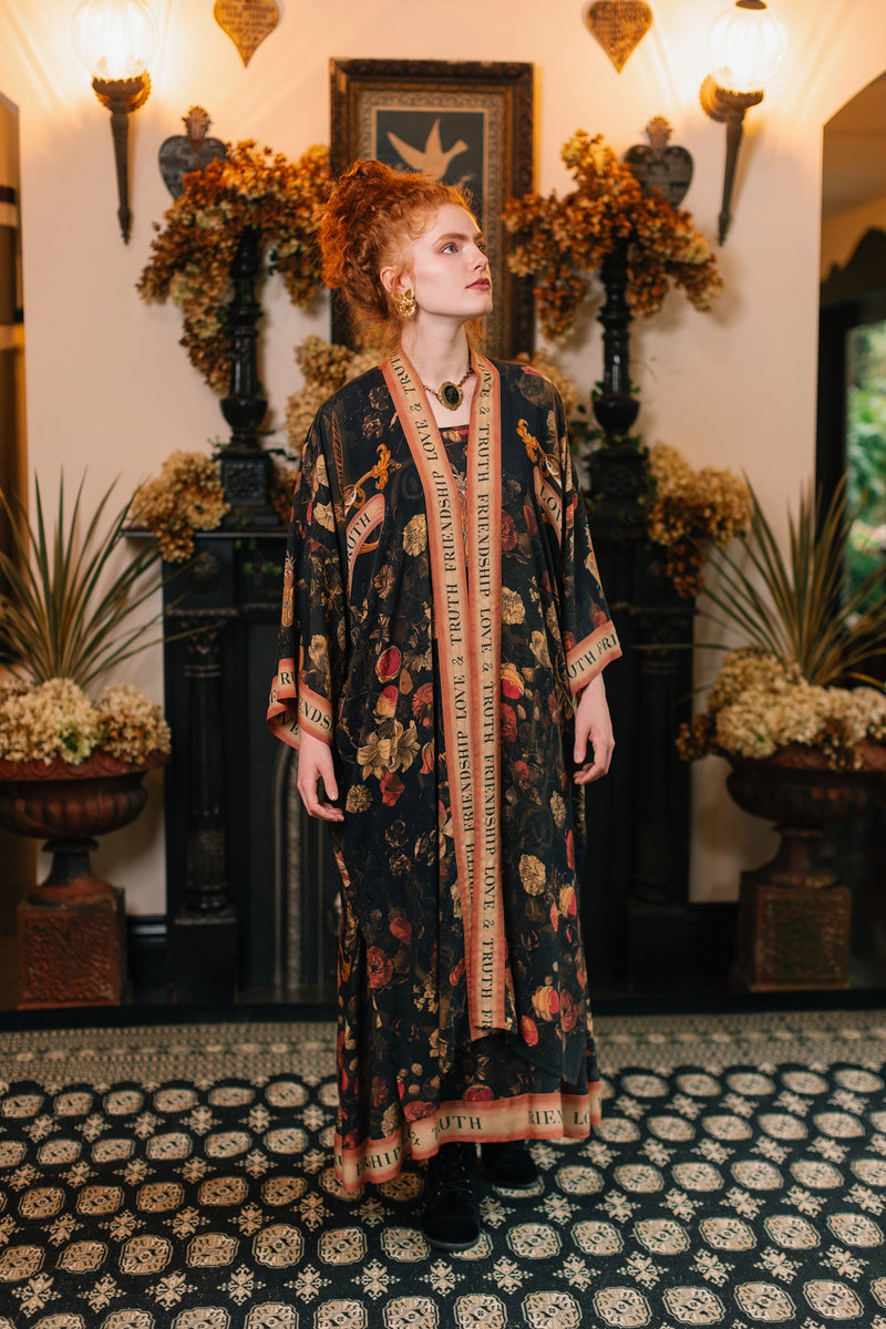 Heart of Gold Opera Duster Kimono