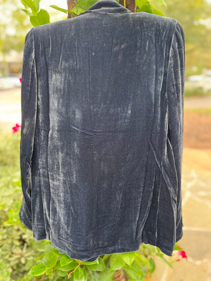 Go Velvet Boyfriend Jacket