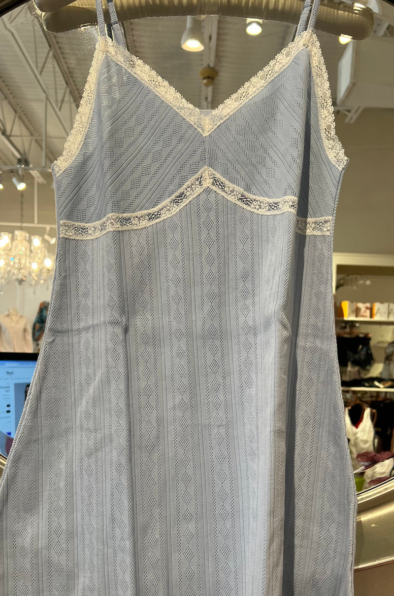 Babydoll in ajourè cotton