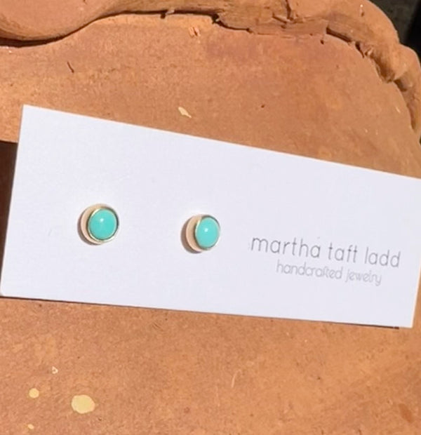Kingman Turquois Studs