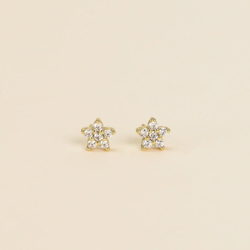 Pave Stud Earrings