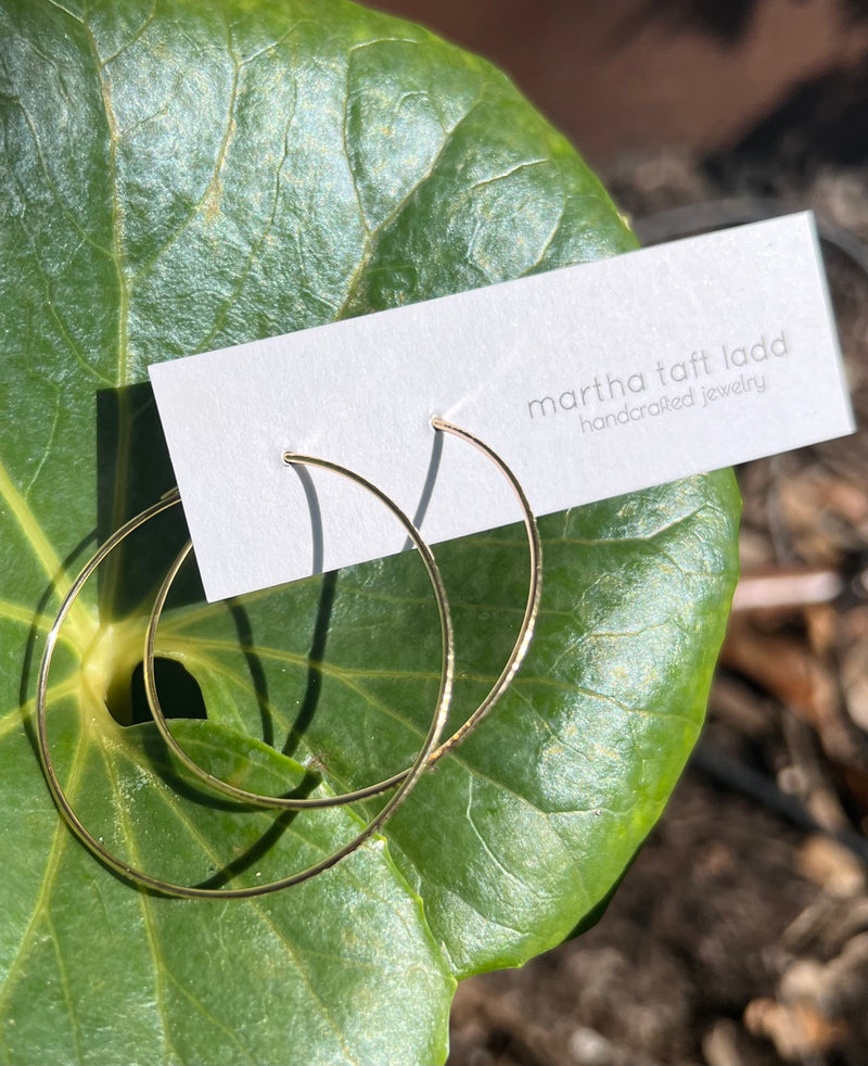 Round Gold Filled Earrings