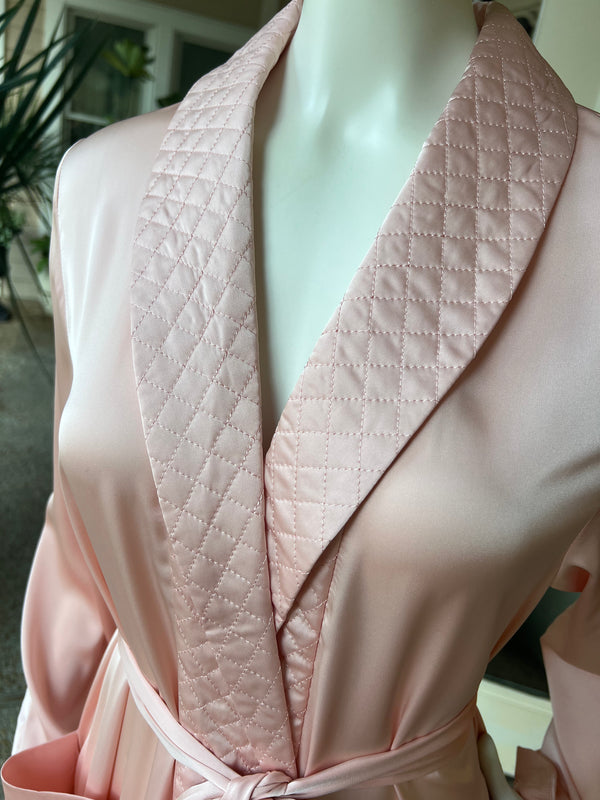 Hollywood Quilted Shawl Collar Robe