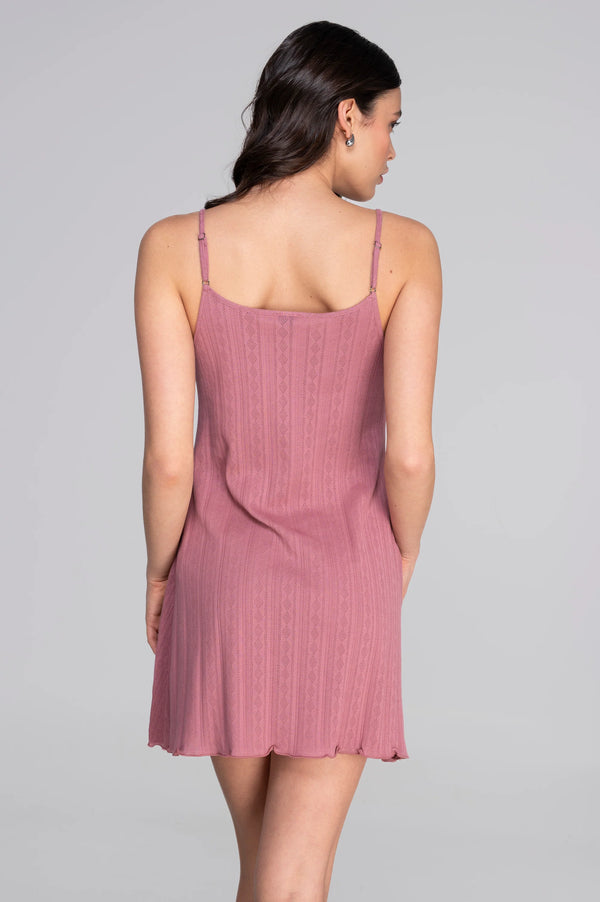 Babydoll in ajourè cotton