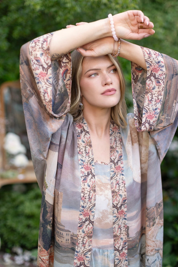Imaginarium Long Duster Bamboo Kimono
