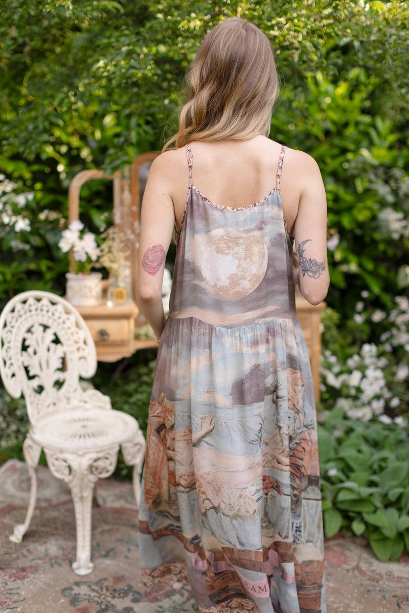 Imaginarium Boheme Slip Dress with Moon