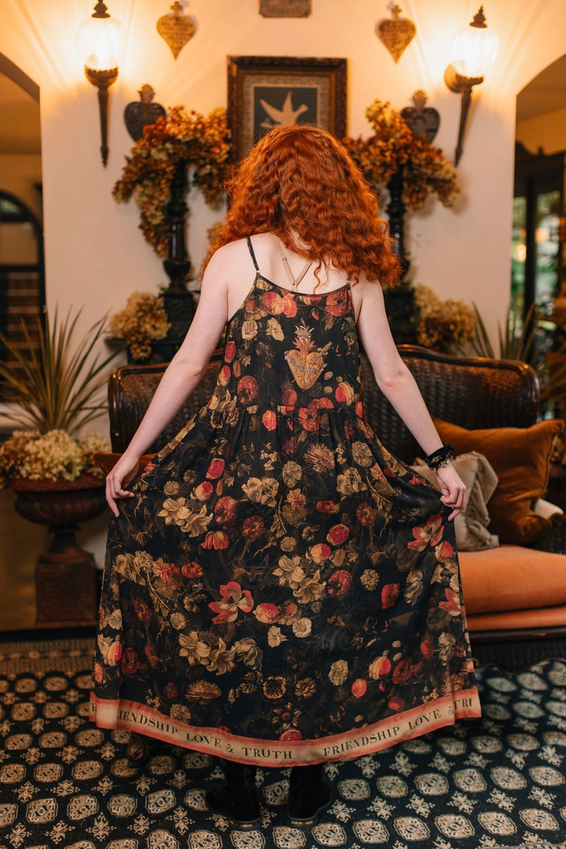 Heart of Gold Boheme Long Maxi Slip