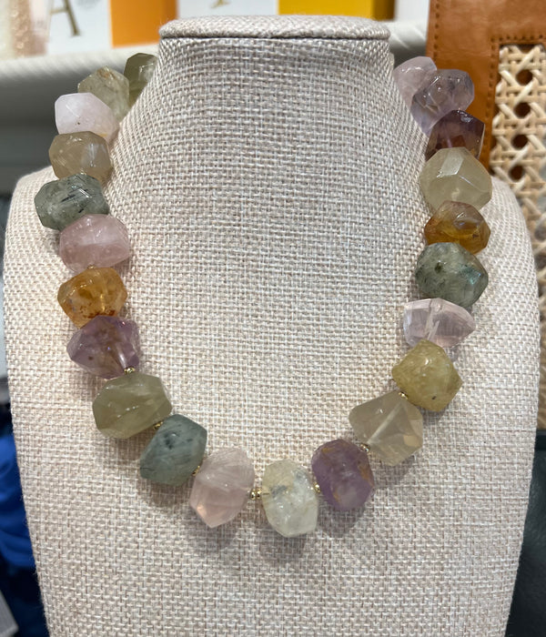 Chunky Gemstone Necklace