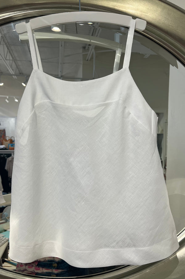 Bias Cut Linen Camisole