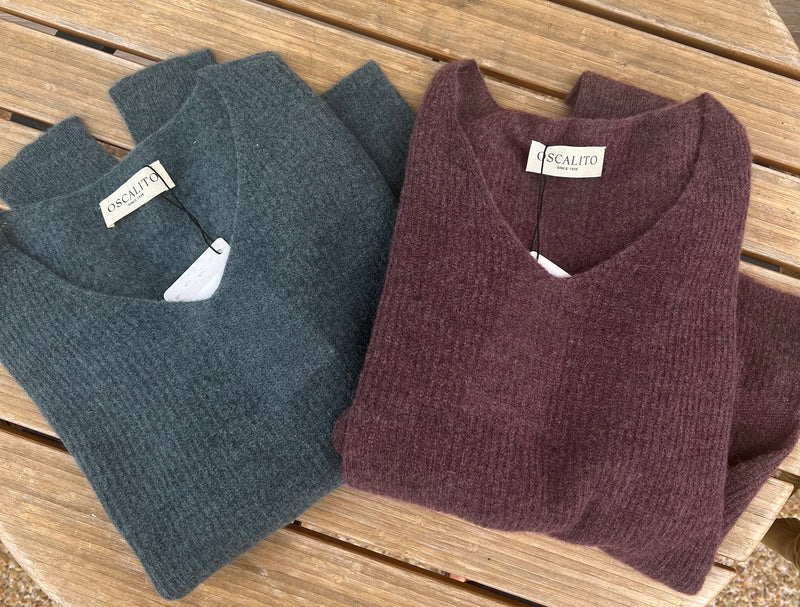 V Neck Pullover Sweater
