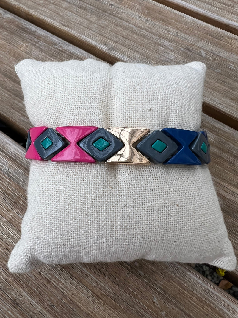 Stretchy Geometric Bracelet