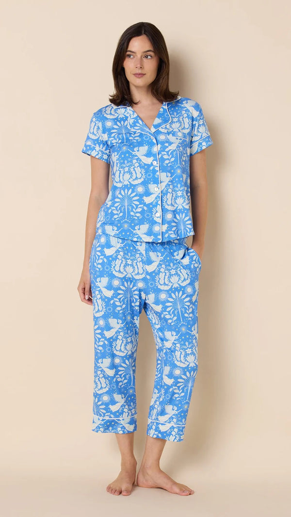 Angels Among Us Pima Knit Capri Set