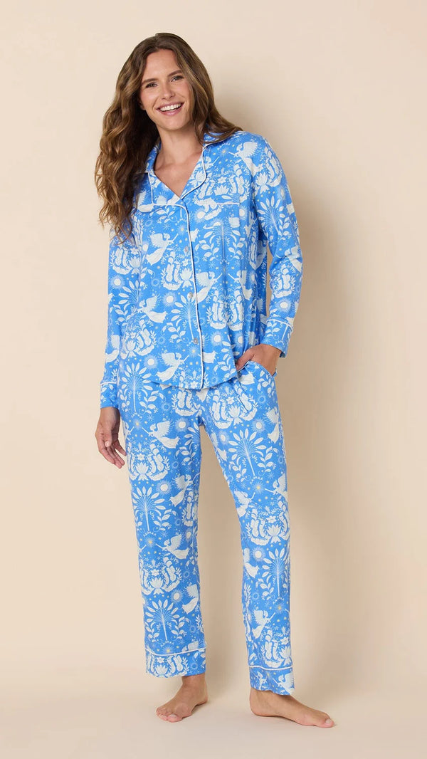 Angels Among Us Pima Knit Long Slv PJ Set