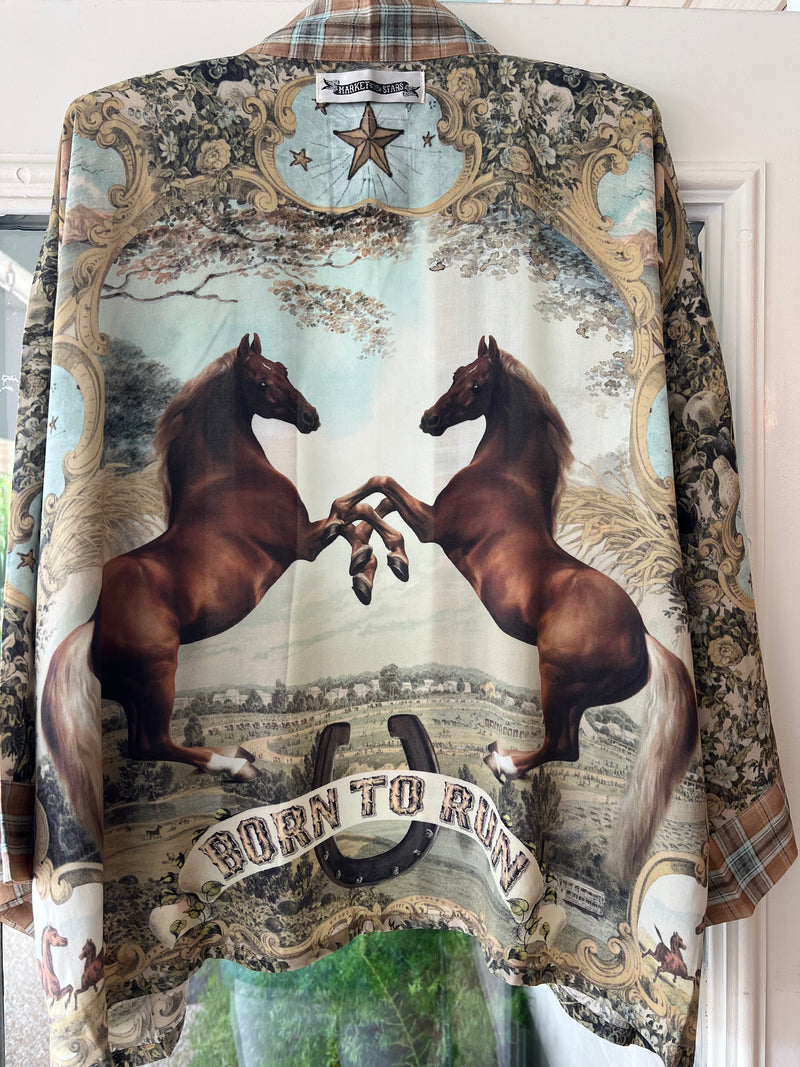 Born to Run Pixie Duster Crop Kimono