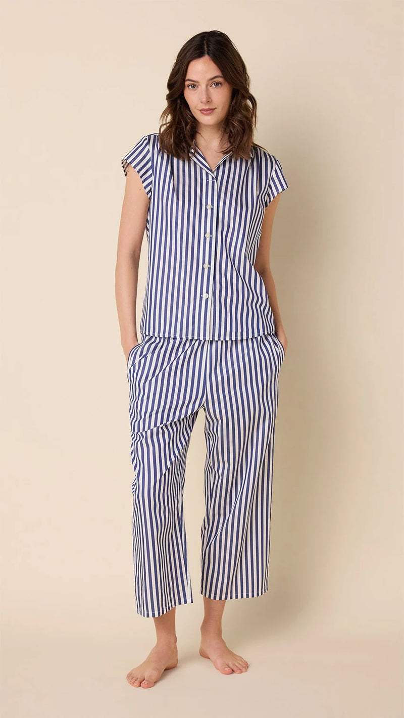 Classic Stripe Luxe Pima Capri