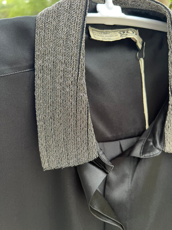 Beaded Collar Blouse