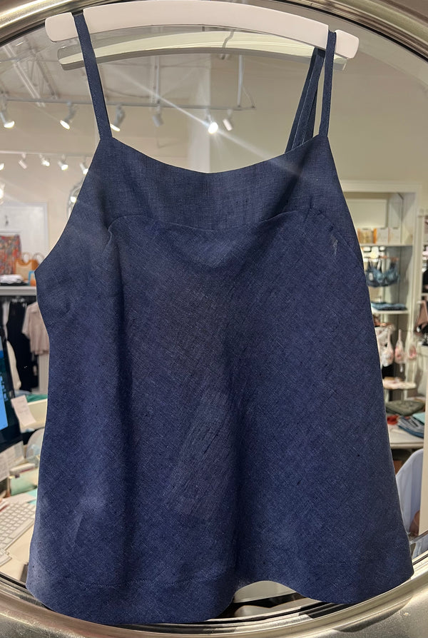 Bias Cut Linen Camisole
