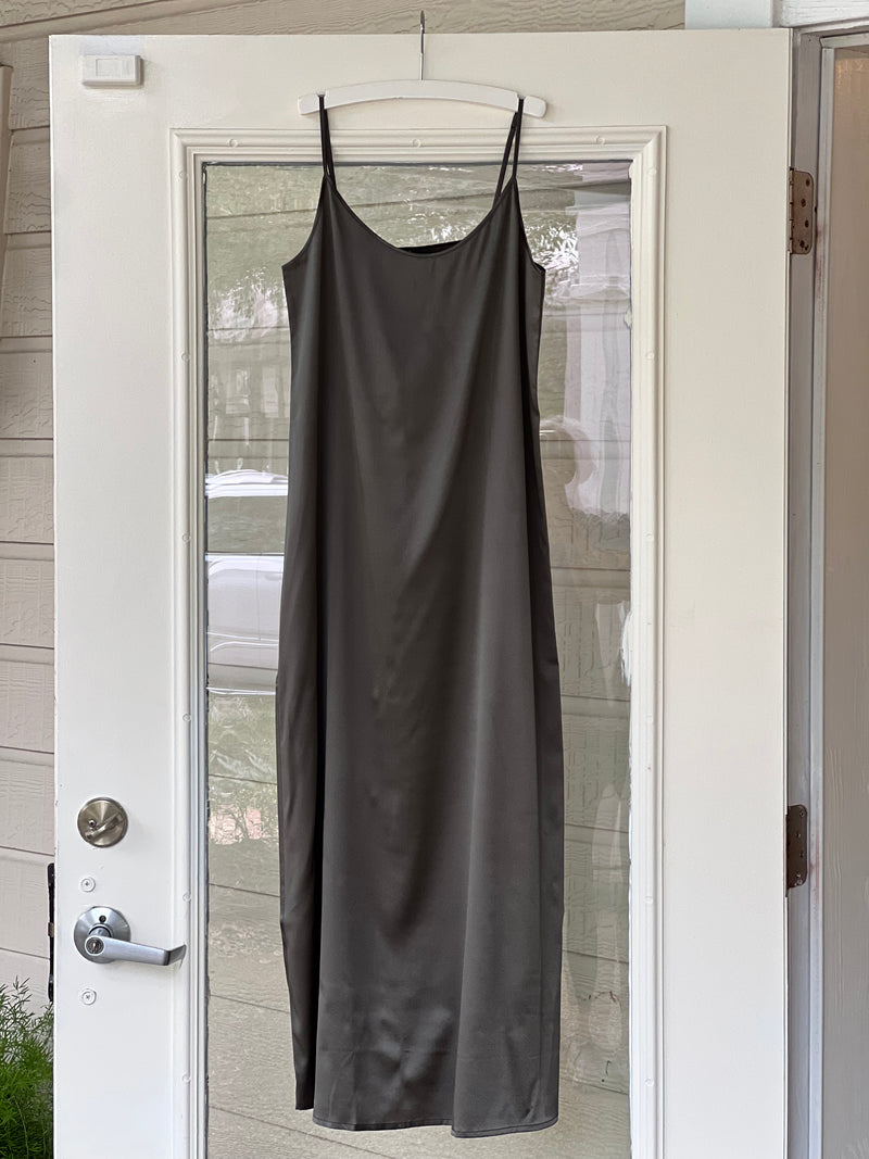 Silk Long Slip Dress