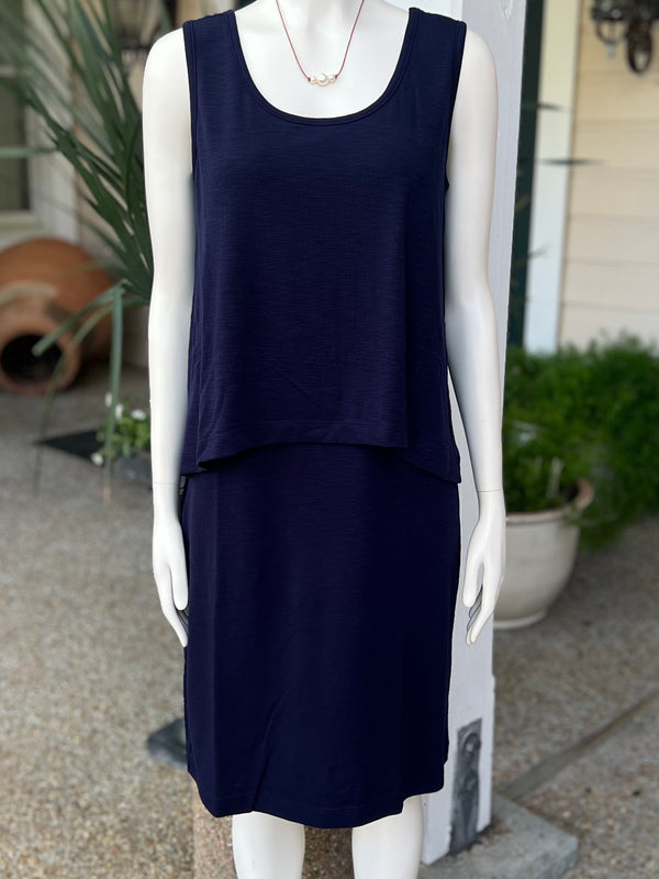 Overlay Tank Top Dress
