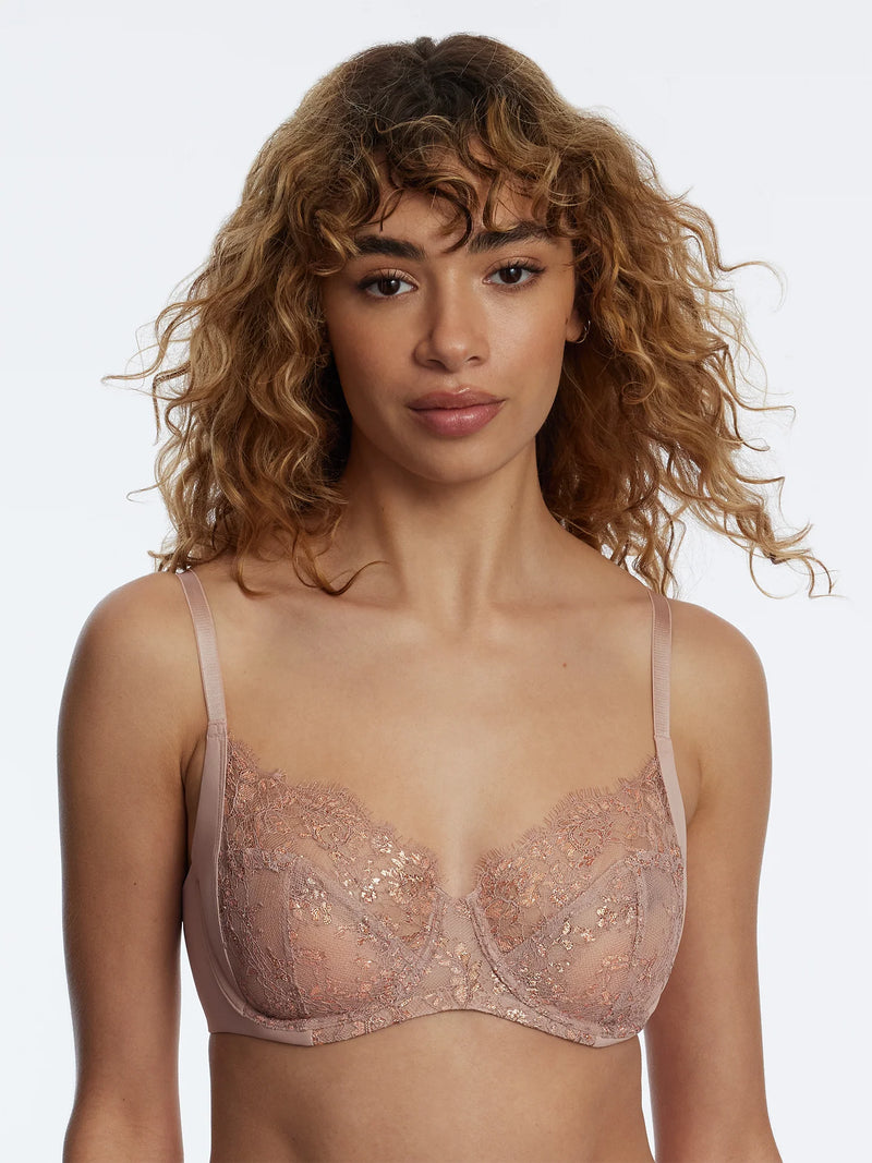 Entice Lace Side Support Balconette Bra