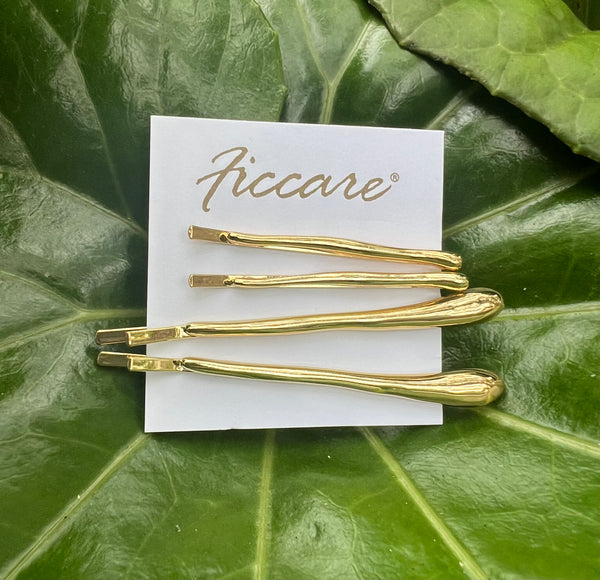 Wave Set of 4 Bobby Pins
