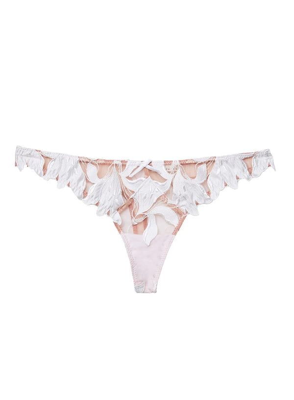 Lily Lace Thong Ivory