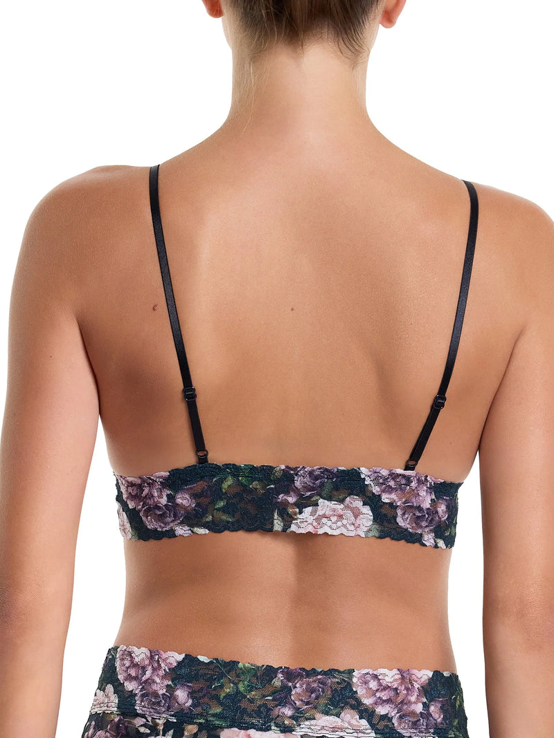 Printed Signature Lace Padded Triangle Bra