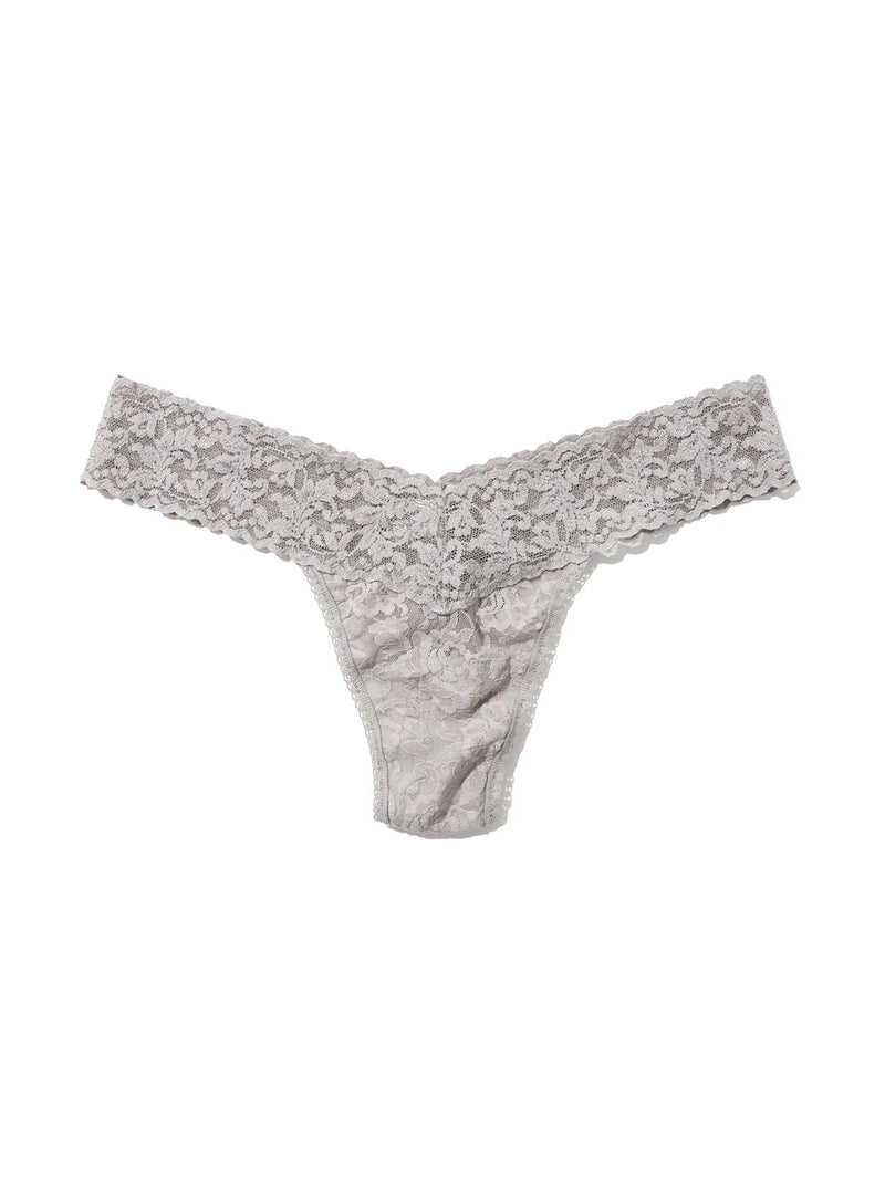 Signature Lace Low Rise Thong