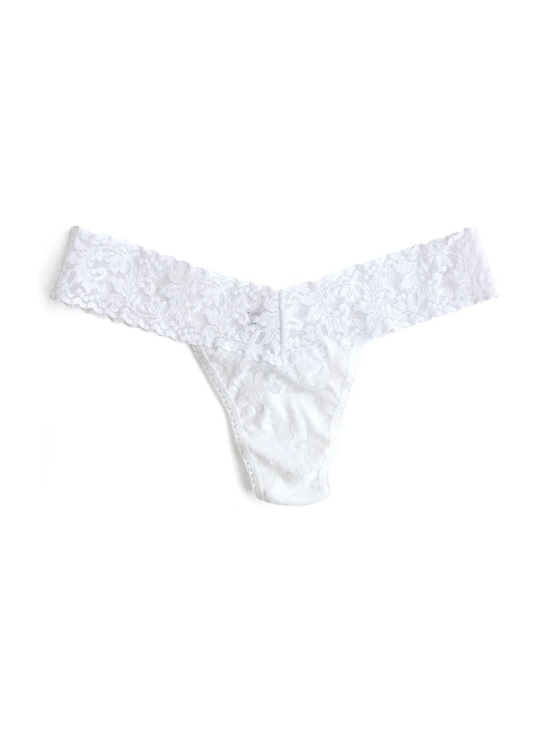 Signature Lace Low Rise Thong