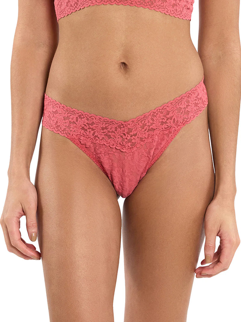 Signature Lace Original Rise Thong