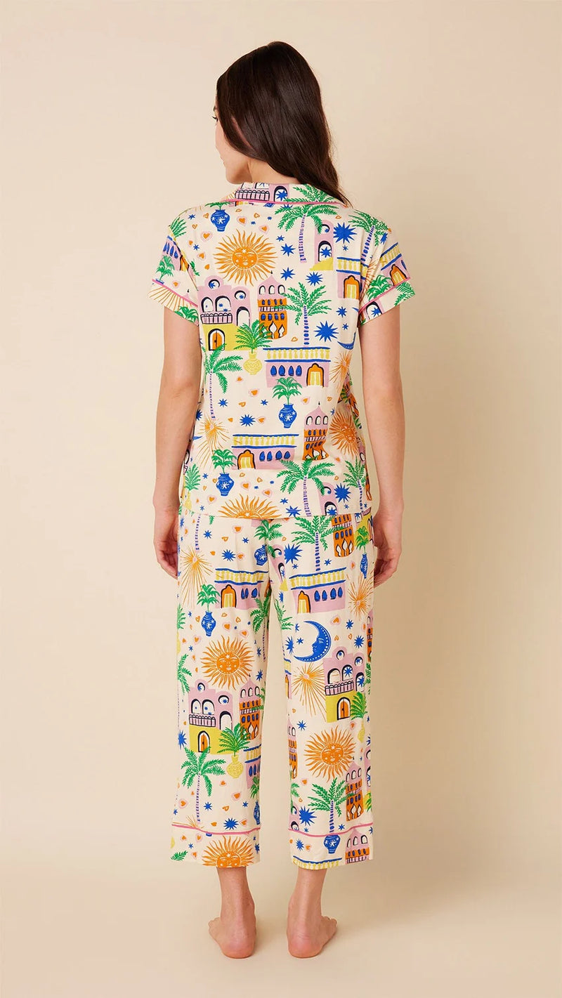 Moroccan Magic Pima Knit Capri Set