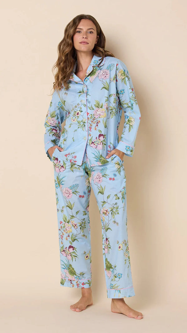 Perch & Bloom Luxe Pima Long Slv PJ Set