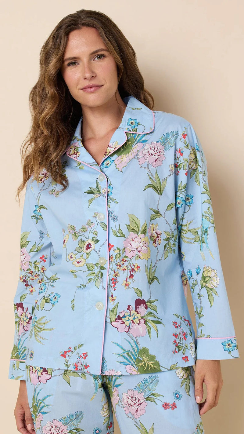 Perch & Bloom Luxe Pima Long Slv PJ Set