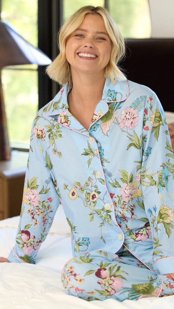 Perch & Bloom Luxe Pima Long Slv PJ Set