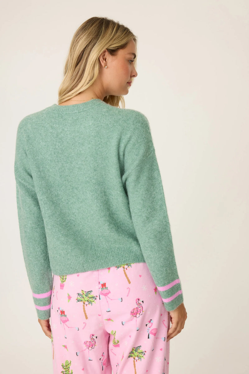 Flamingo Flannel Snuggle Sweater