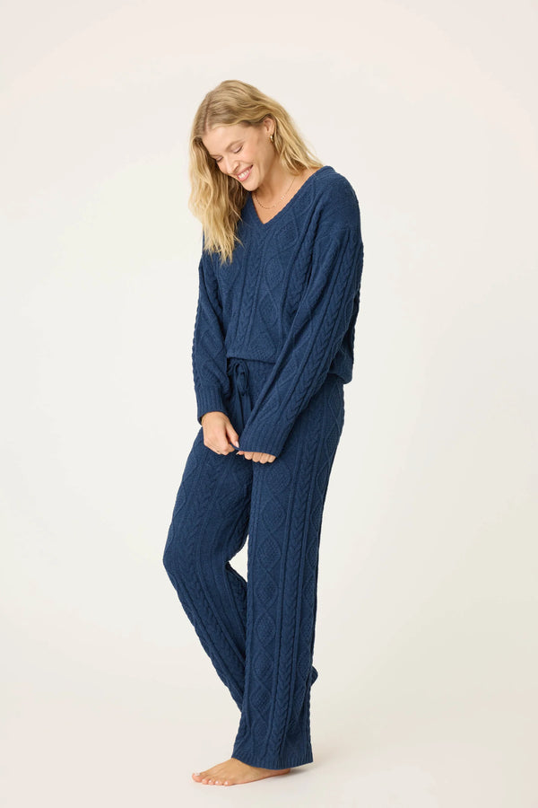 Chenille Cozy Cable Lounge Pant