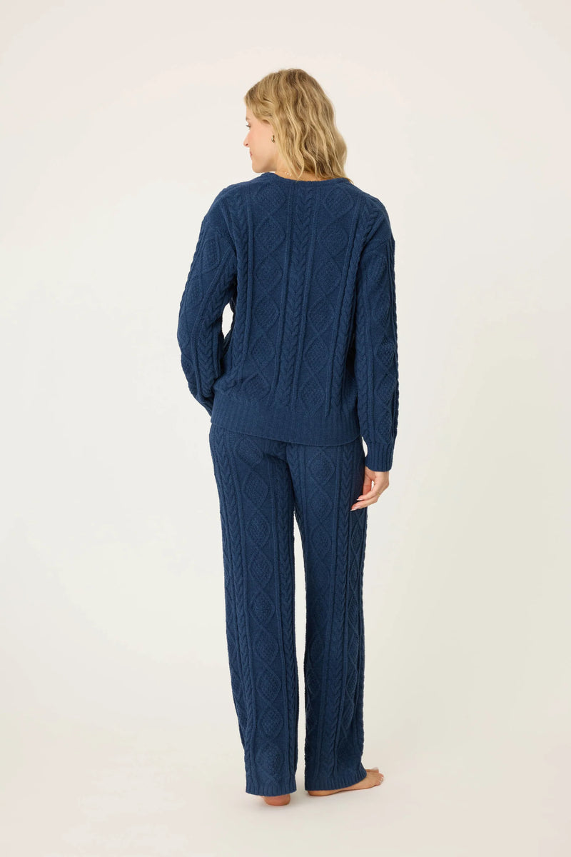 Chenille Cozy Cable Lounge Pant