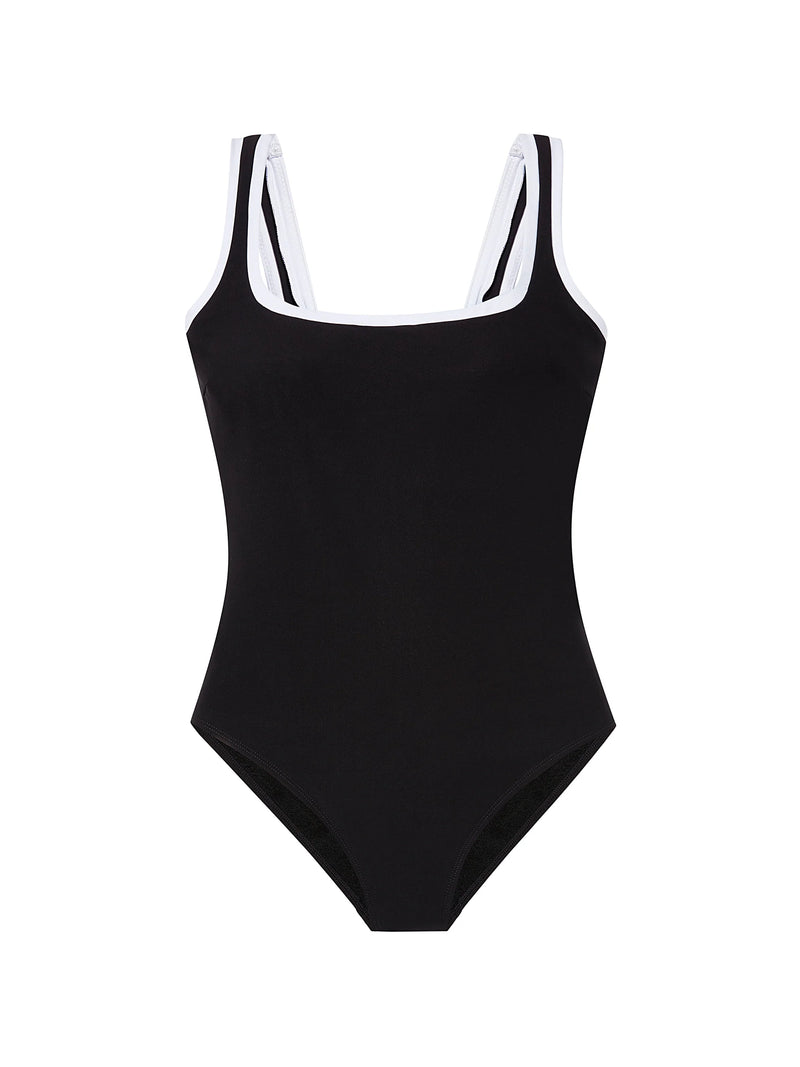 Piped Square Neck Swim Tank