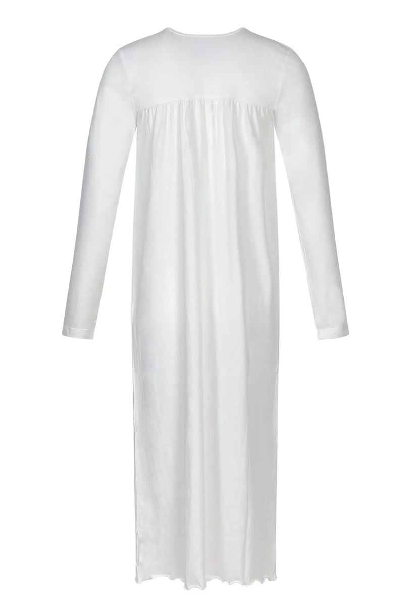 Sue L/S Smocked Gown