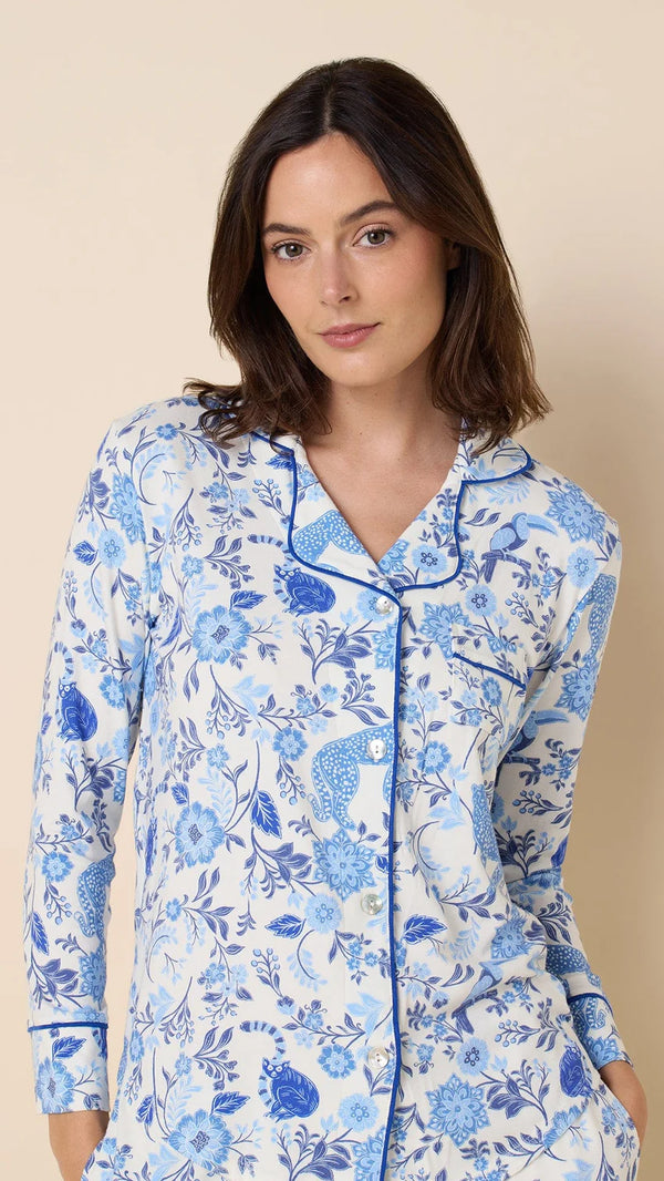 Savannah Soirée Pima Knit Long-Sleeved Pajama