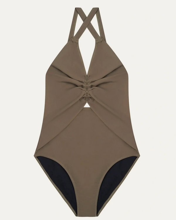 Olivia Ruched Front One Piece