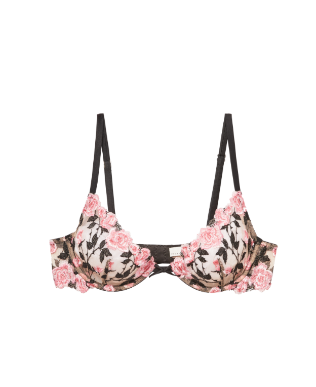 Roses and Thorns Demi Bra