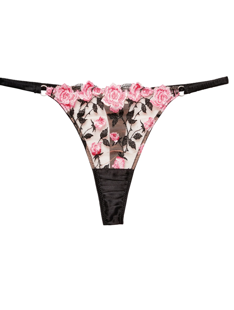 Roses and Thorns Thong