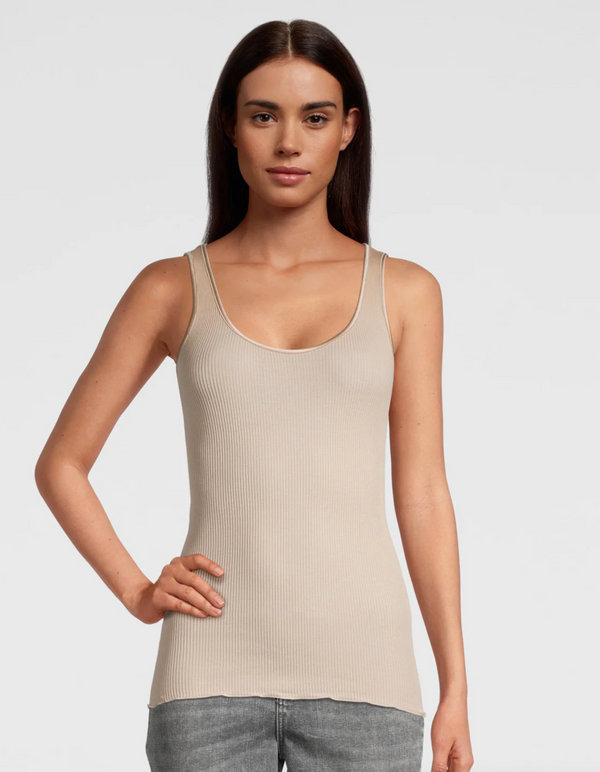 Cotton Tank Top Round Neck