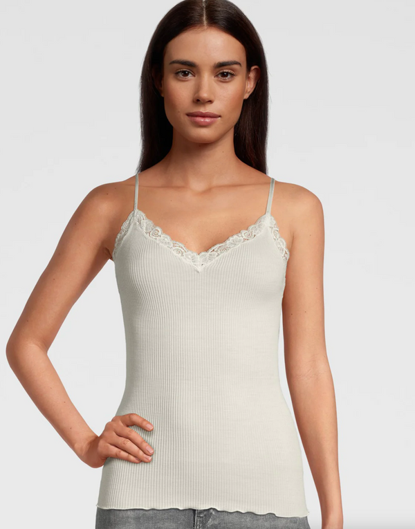 Spaghetti Top in Wool & Silk